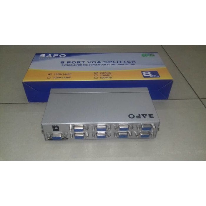 VGA Splitter 8 Port Bafo Original - VGA spliter 8 port Bafo Original