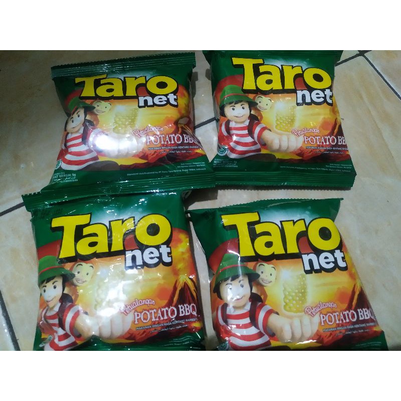 

taro 9 gram BBQ ( 1 renceng isi 10 pcs)