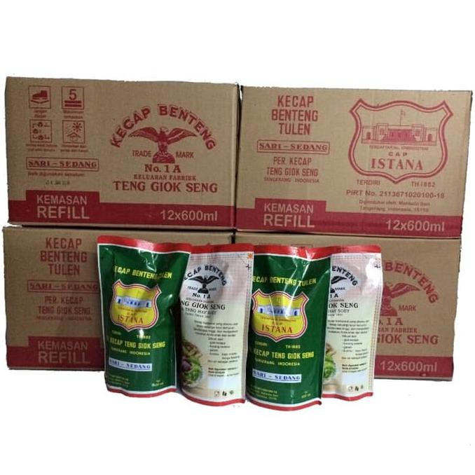 

Sale Khusus Gosend&Grab 12 Pcs Refill Kecap Benteng Tulen Cap Istana