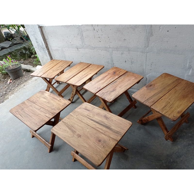 meja belajar / dampar kayu lipat, murah