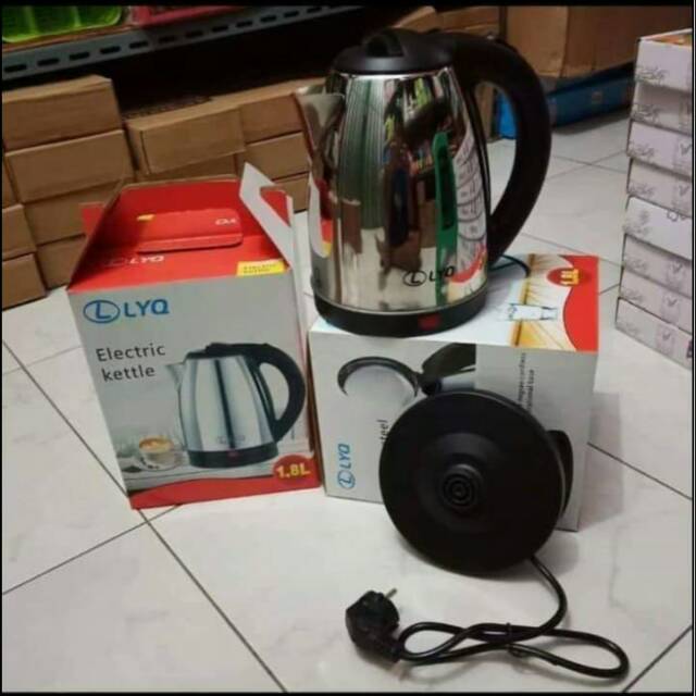 Electric Kettle Water Heater Water Boiler Stainless Steel Kettle 2 0 Liter Hot Water Maker Electric Jug Kettle Cerek Panaskan Air Jag Masak Air Cerek Jerang Air Cerek Elektrik 2 Liter Air Cerek