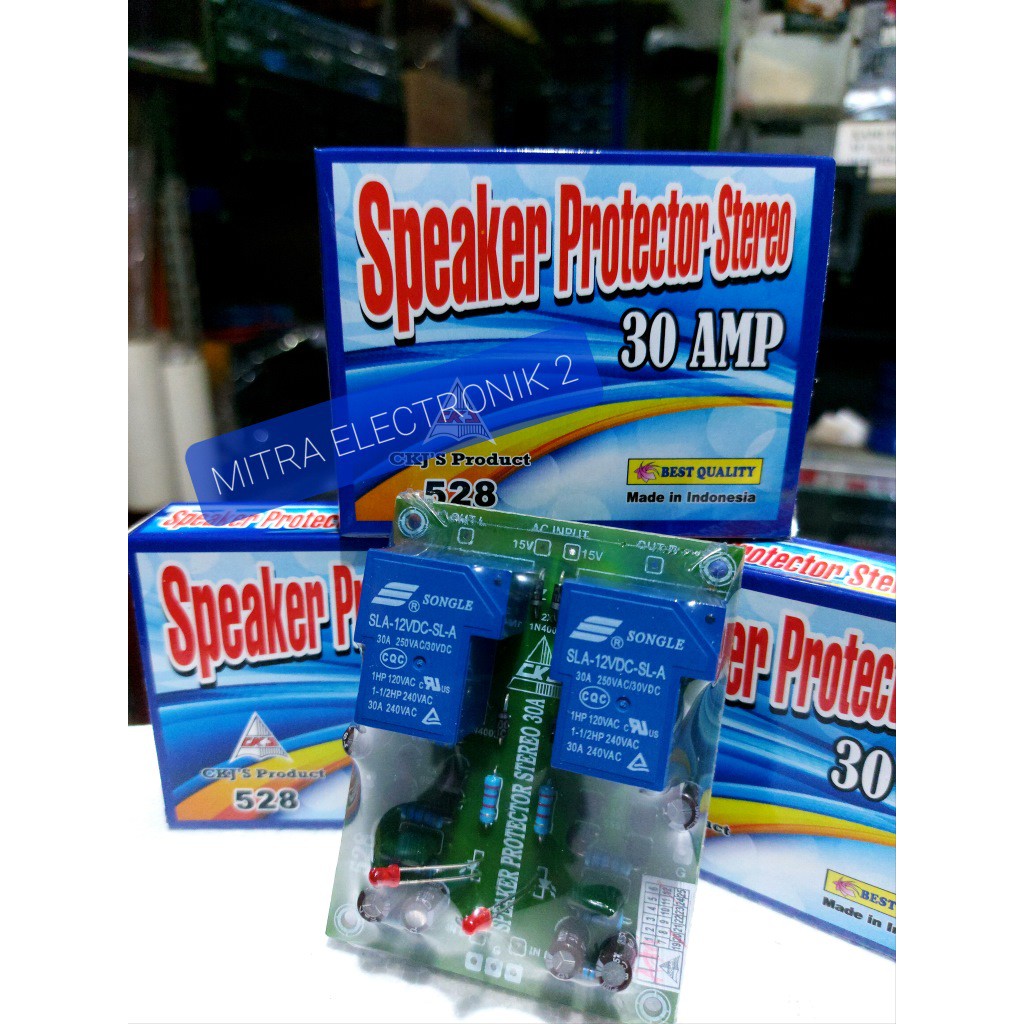 KIT DRIVER POWER AMPLIFIER SPEAKER PROTECTOR STREO 30 AMPER KIT 528 CKJ