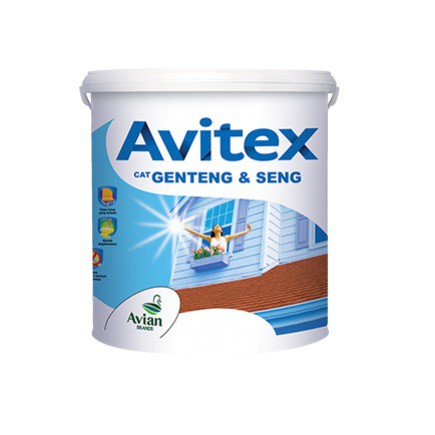 TERHEMAT AVITEX CAT GENTENG & SENG ROOF 4KG - 55 REDWOOD