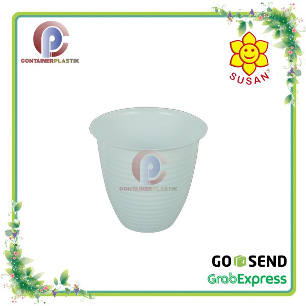 Pot Bunga - Pot Plastik - Pot Murah - Pot Bunga 20 cm - Pot Taman- Pot bunga Pyrus - SUSAN