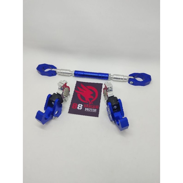 Paket Palang Stang Besar Bisa Stel Full CNC dan 2 Pcs gantungan Barang PCX 150-160 lama