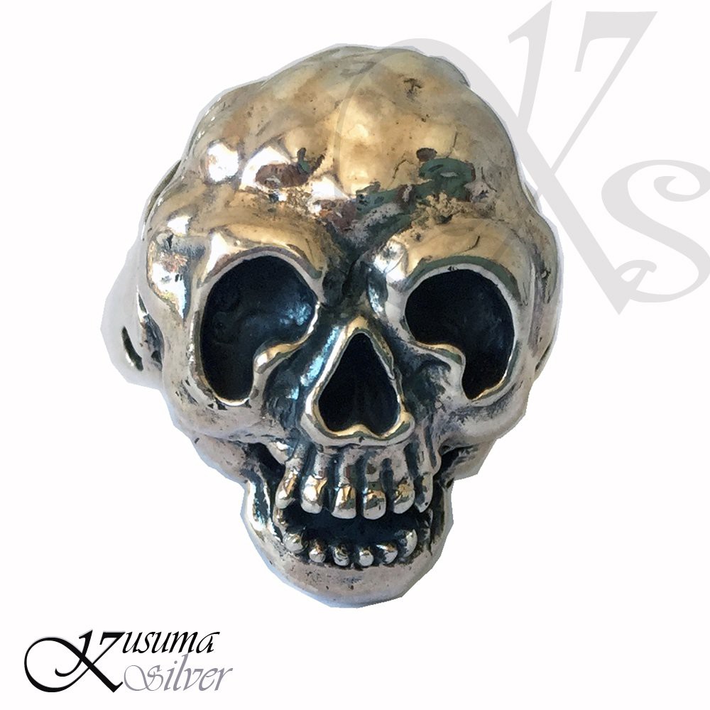 Cincin Ring Perak Silver Bali Tengkorak Devil Bakar Hitam Antik 925 Pria Wanita Laki Elegan Custom