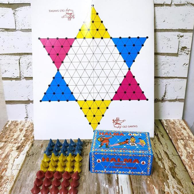 Big Sale Mainan Halma/ Mainan Jadul Halma/ Mainan Tradisional Halma/ Halma Game Promo Awal tahun