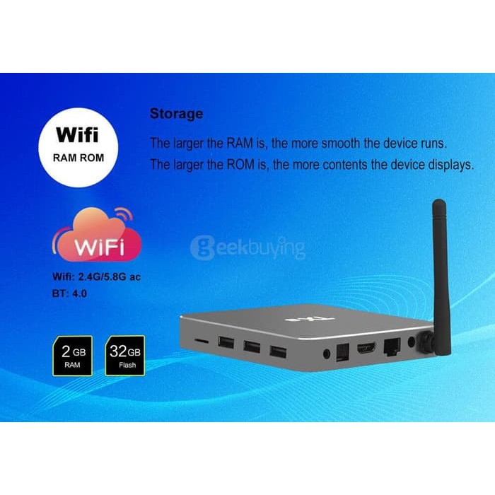 TX8 Android 6.0 TV Box Amlogic S912 Octa core Mali-T820MP (2GB / 32GB) MURAH