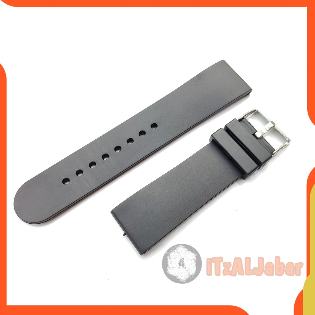 Tali jam tangan Universal Karet rubber strap 24mm Tali jam Karet 24mm