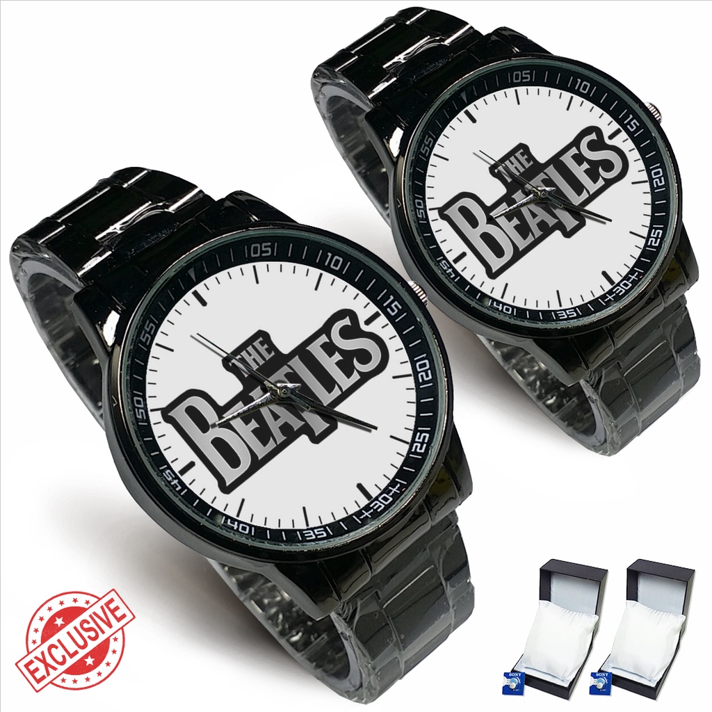 Jam Tangan Rantai Couple THE BEATLES (Nice)