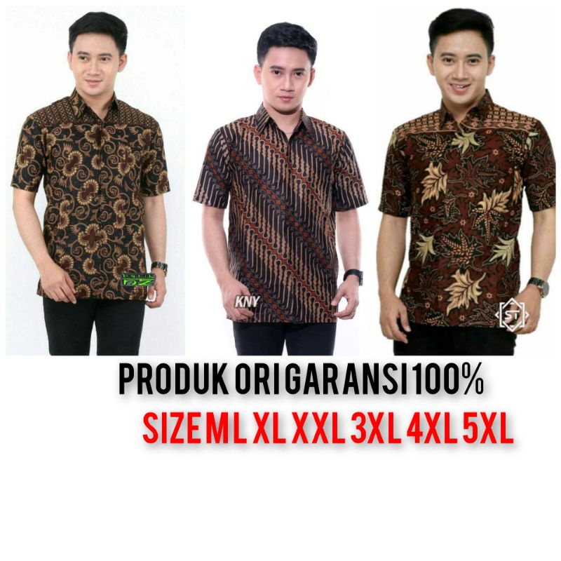 Size M L Xl 3xl 4xl 5xl Bswart Batik Hrb026 Batik Pria Murah