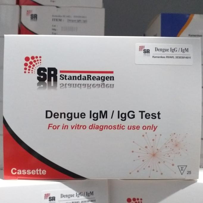 Rapid Test Dengue Igg/Igm Standareagen, Isi 25 Test