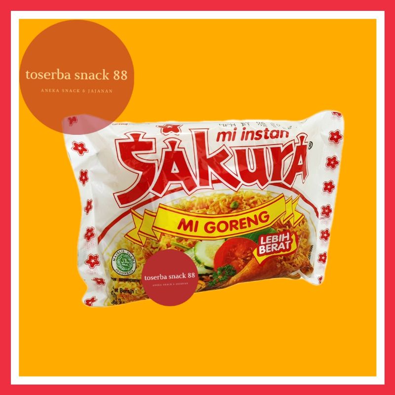 

MIE INSTAN SAKURA/Mie Goreng Sakura (60 gram)