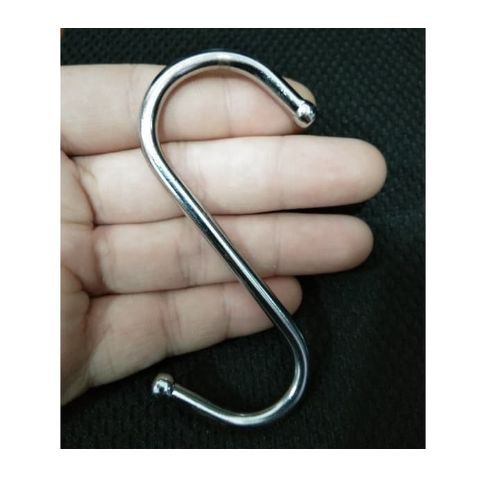 Gantungan Pengait Sling Hook Letter S Chrome 7,7cm