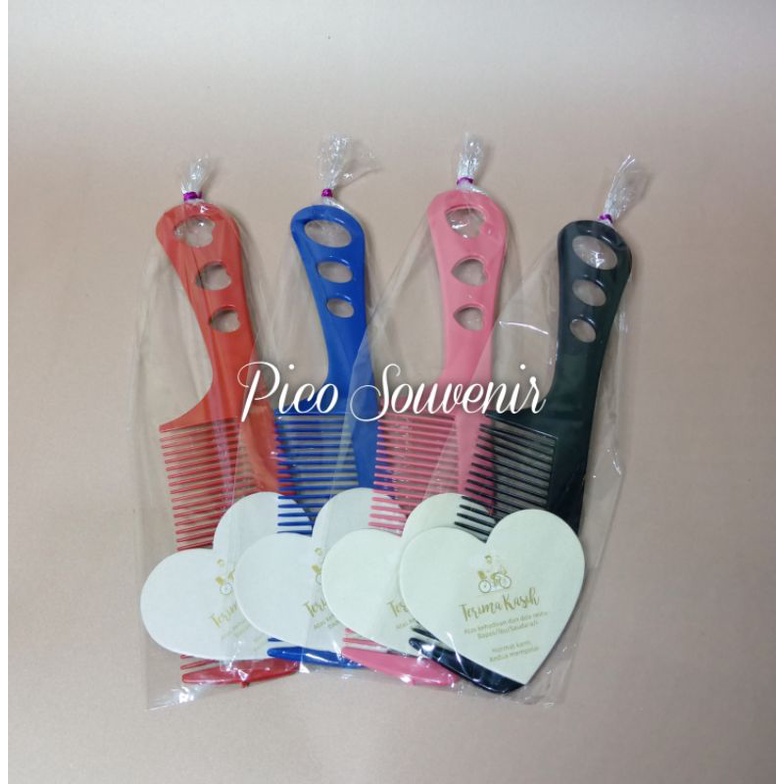 Souvenir Pernikahan Sisir Rambut