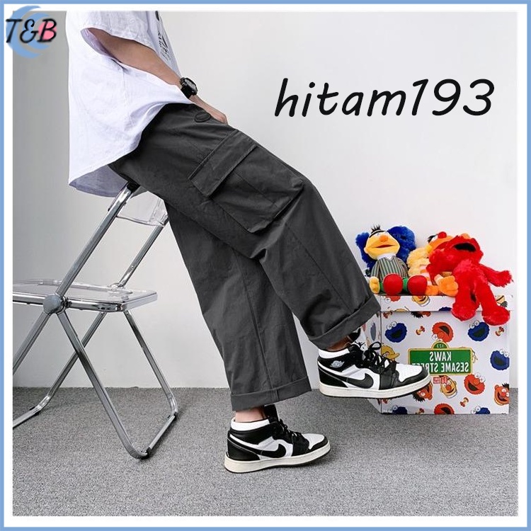Celana cargo pria panjang korea style oversize baggy pants celana kasual pria celana kargo jumbo murah celana longgar pria celana kerja pria