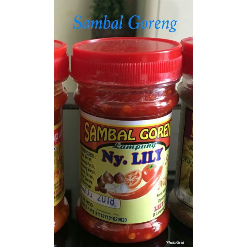 

Sambal Goreng Lampung Ny. Lily 150 gram oleh-oleh Lampung