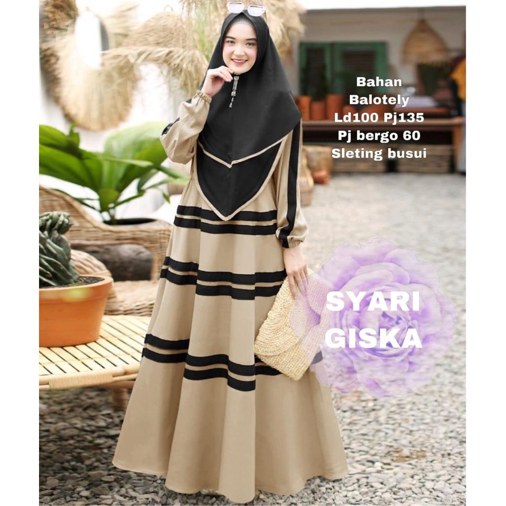 SYARI GISKA SADA rD / GAMIS GISKA NISRINA 2IN1