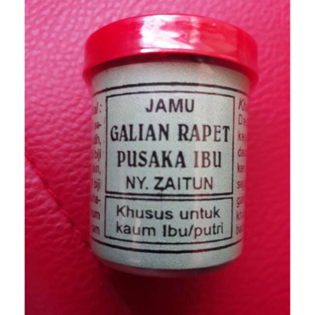 

Jamu galian rapet