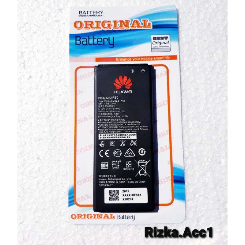 Baterai Batre Honor 4A Ascend Cun-L22 Y6 Y5ii HB4342A1RBC Battery Batrai Hp