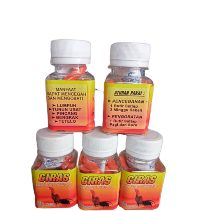 GIRAS / OBAT LUMPUH obat ayam bangkok obat ayam aduan