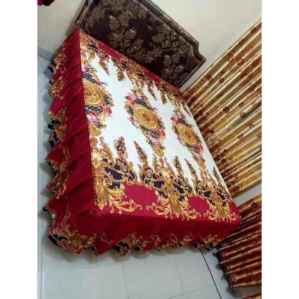 sprey rempel no 1 termurah / sprei murah /seprei rumbai termurah