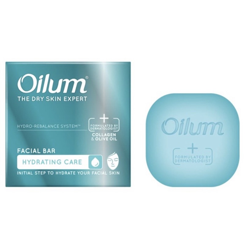 Oilum facial bar hydrating care 60 gram ( sabun mencerahkan wajah )