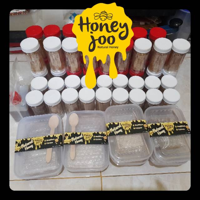 [COD] MADU SARANG MURNI HONEYCOMB  MELLIFERA CERANA SARANG MADU 250Gr Asli 100%