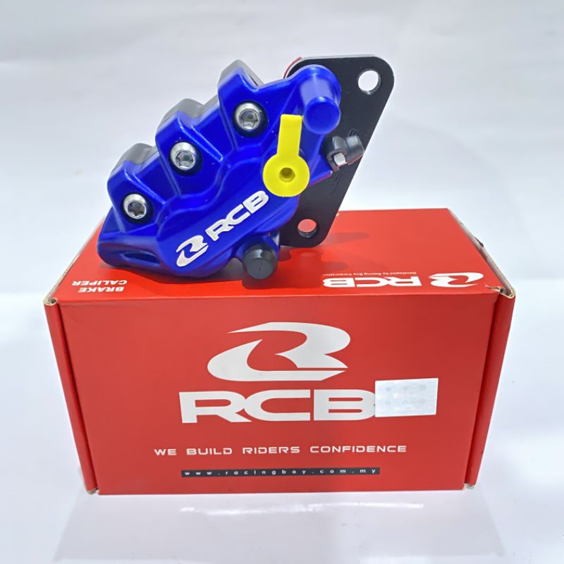 Caliper Rem Depan RCB Mxking Vixion New Blue Biru