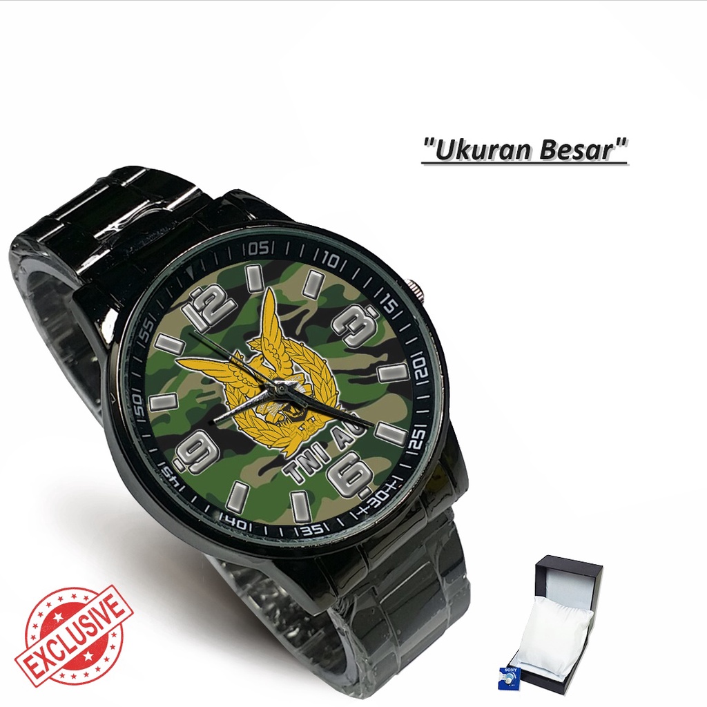 Jam Tangan Rantai Couple TNI ANGKATAN UDARA - 1 (Limited Edition)