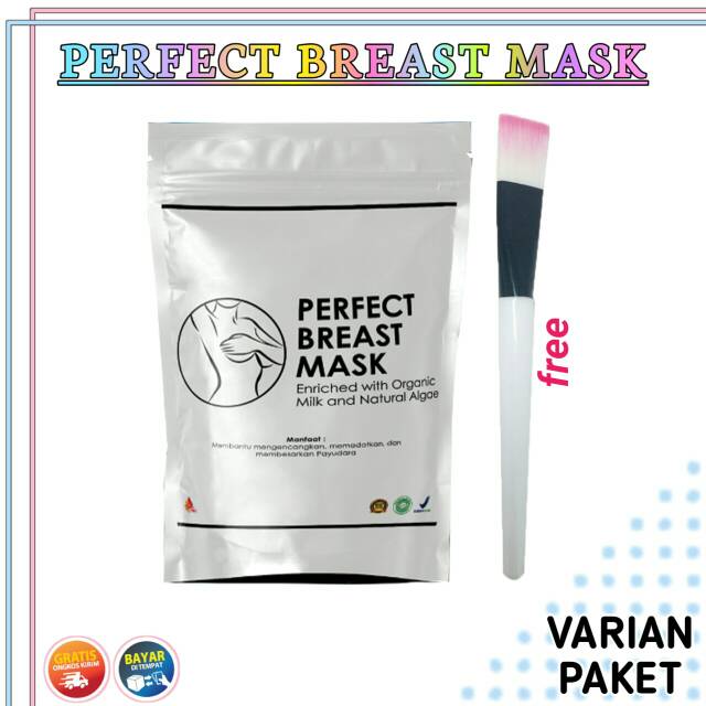 Masker Pembesar Payudara ~ Masker Pengencang Payudara PERFECT BREAST MASK Pengencang Payudara Alami