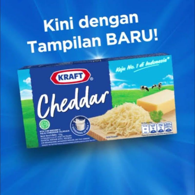 Kraft Keju Quick Melt / Cheddar / Singles / Milky | Craft Cheese All in One