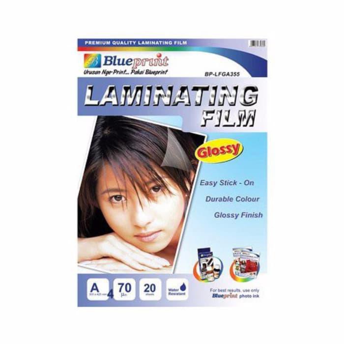 

Kertas / Blueprint Laminating Glossy Film A4 Plastik Laminasi Berkualitas