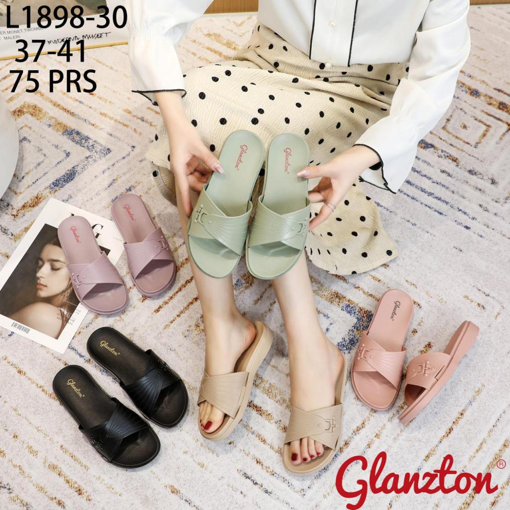 SALE Sandal karet wanita L 1898 30 Glanzton Sendal import cewek SDLFW