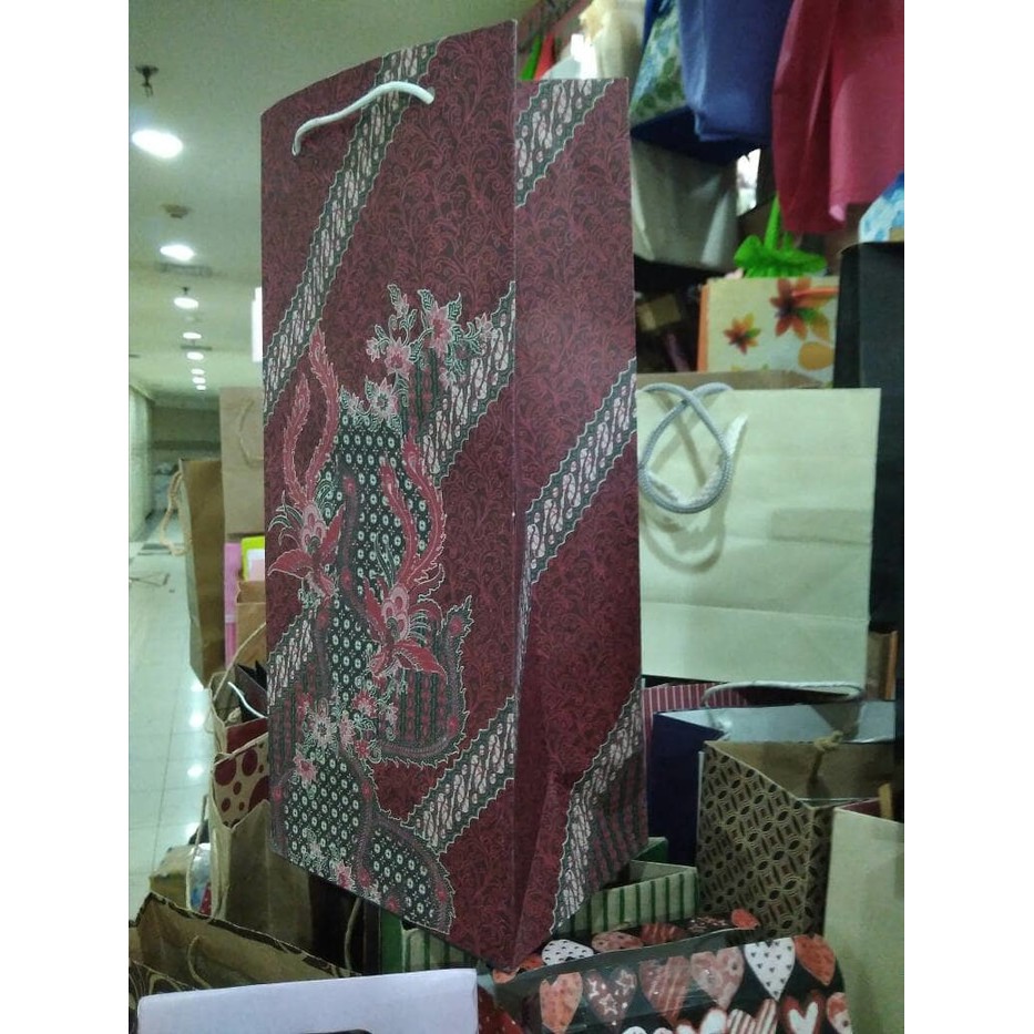 

paper bag botol batik isi 12 pcs