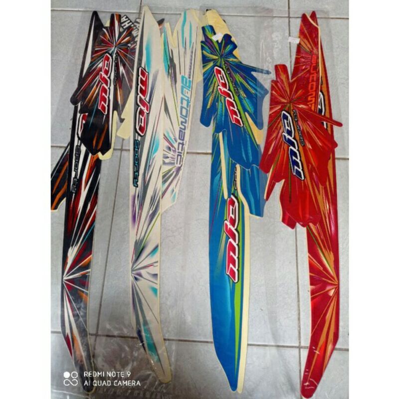 stiker striping lis body mio sporty smile 2008 kualitas seperti original
