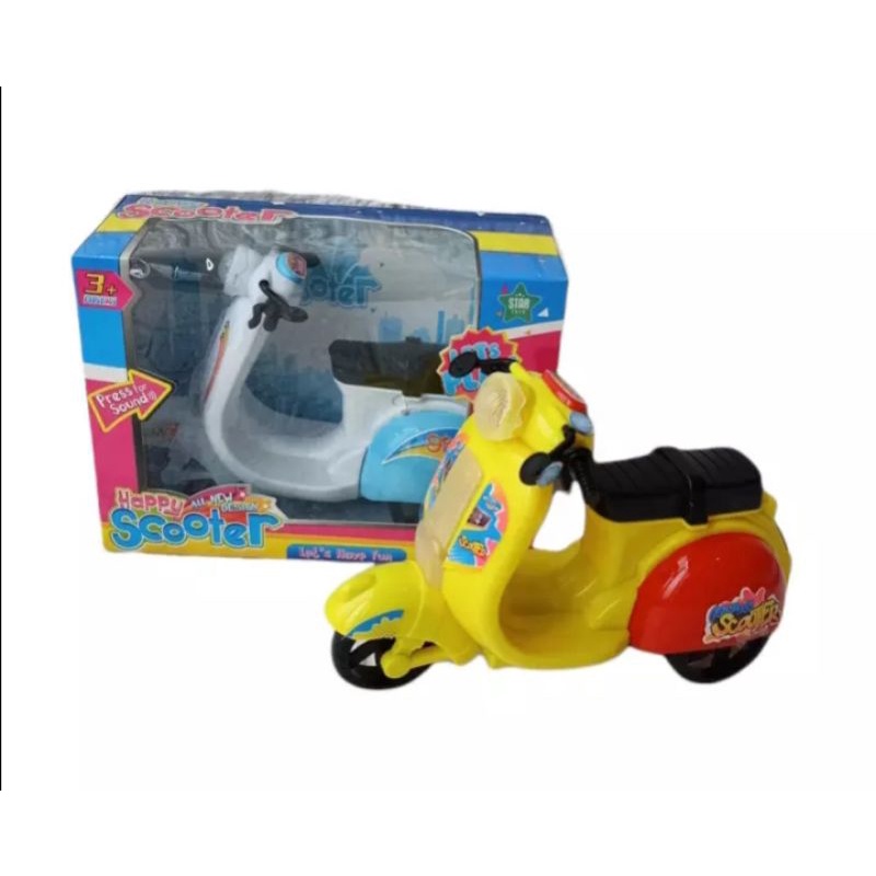 MAINAN VESPA | MAINAN VESPA LAMPU DAN MUSIK | VESPA CLASIC | MAINAN MURAH | MAINAN ANAK LAKI LAKI | 