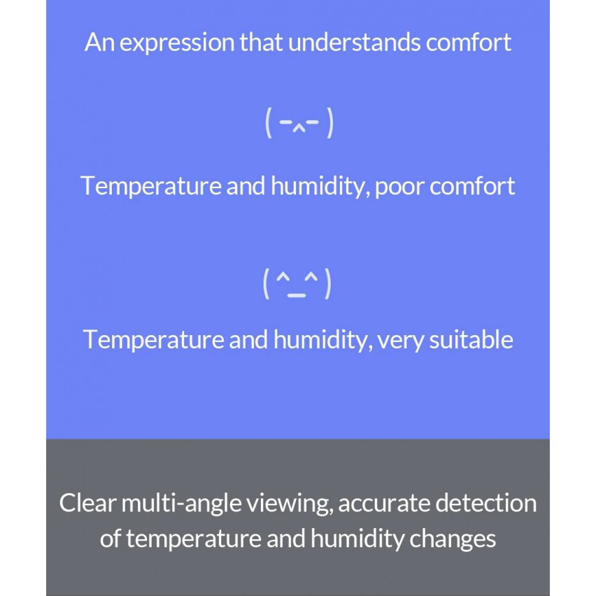 XIAOMI MIJIA Smart Digital Clock with Temperature Humidity Monitoring