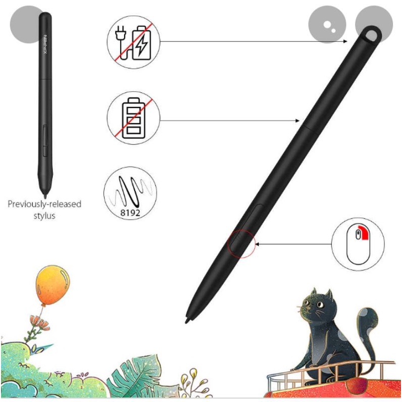 XP pen PH 3 Batree free stylus for XP pen Star G 960 S