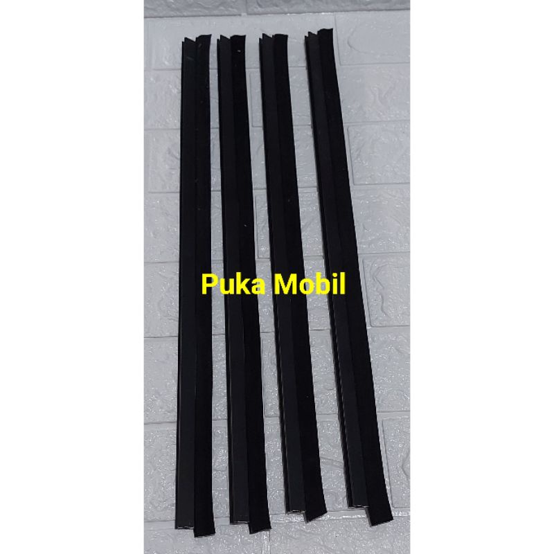 Lis List Frame Kaca Jendela Geser Set