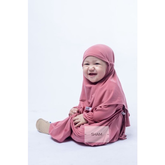 Gamis Anak Bayi Polos Jersey Premium by SHAM