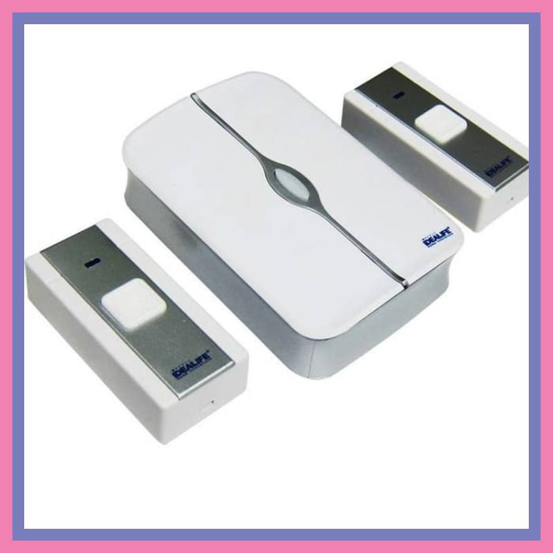 Bel Pintu/ Bel Pintu Listrik DC/ Wireless Bel 2 Remote / IDEALIFE