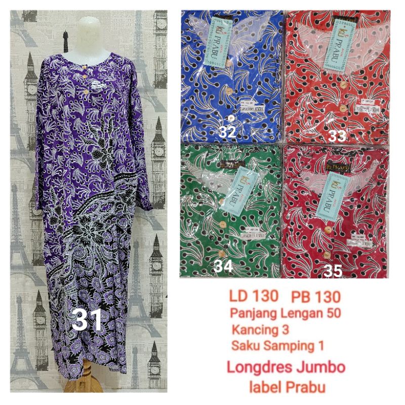 Longdres Jumbo LD 130  Kencana Ungu label Prabu