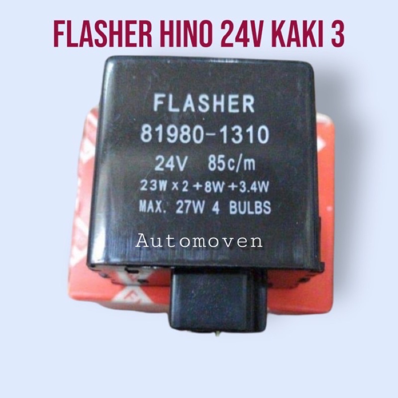 FLASHER 24v Hino ranger kaki 3