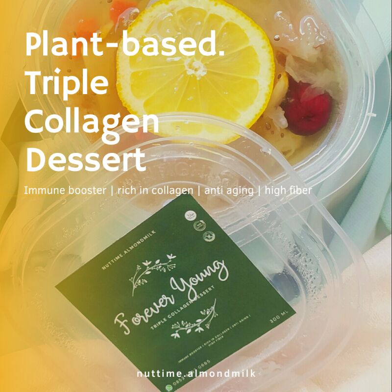 

[TRIPLE COLLAGEN] Forever Young plant based Dessert peachgum honey locust & snowbird nest