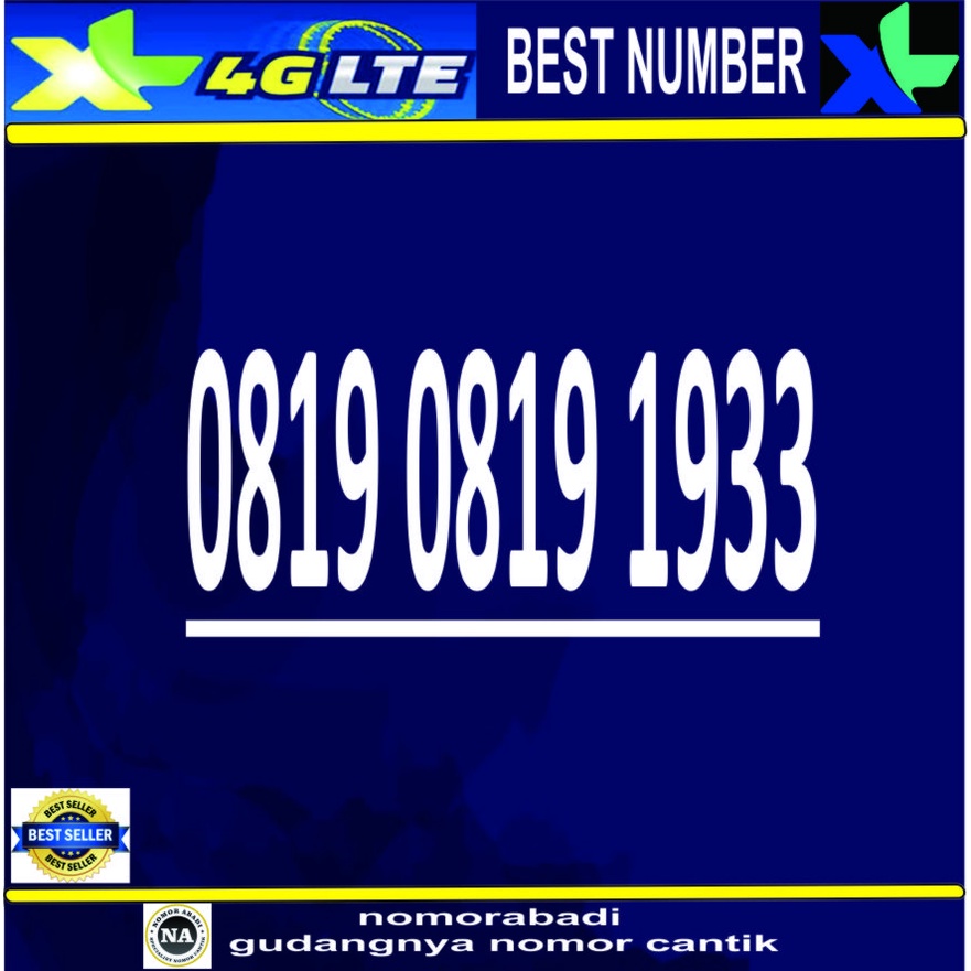 NOMOR CANTIK XL 4G 0819 H1000
