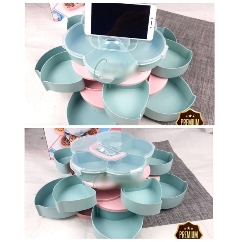 Toples Bunga Putar (flower Overflow Candy Box)