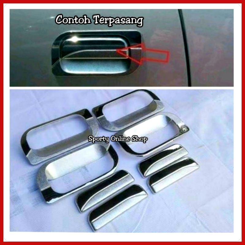 Outer + Handle Avanza / Xenia 2004 sd 2011 Crome