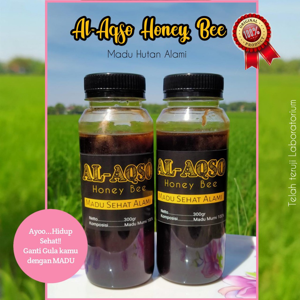 Madu Murni Al Aqso Honey Bee (300 gr) | Shopee Indonesia