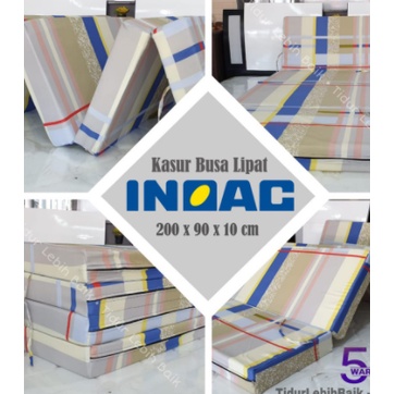 ~Kasur busa Lipat INOAC 90 x 200 x 10 cm Murah Garansi 5 tahun~